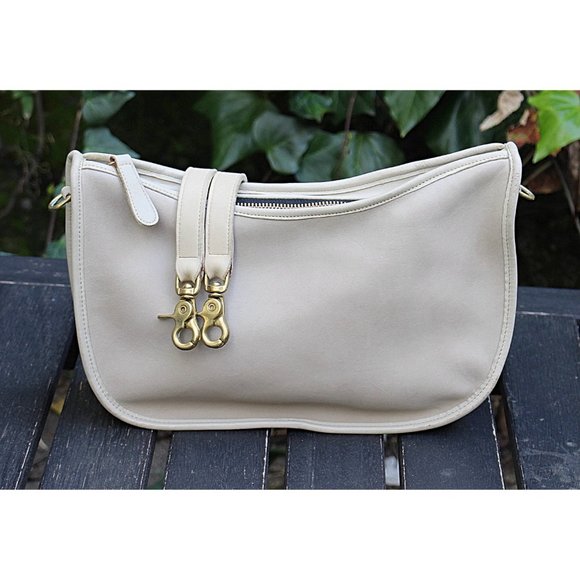 Coach Vintage - Beautiful -  Swinger Crossbody 4040 in Bone, Almost Unused! 80s - Picture 1 of 12